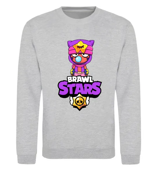 Світшот Brawl Stars Sandy Сірий меланж фото