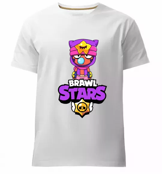 Чоловіча преміум футболка Brawl Stars Sandy Білий фото