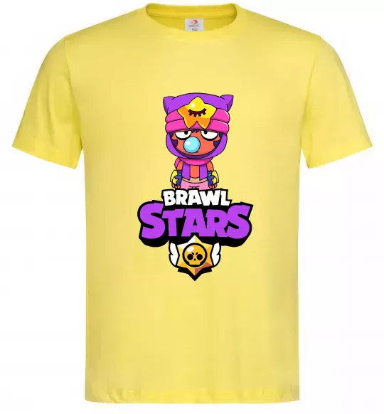 Мужская футболка Brawl Stars Sandy Лимонный фото