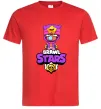 Мужская футболка Brawl Stars Sandy Красный фото