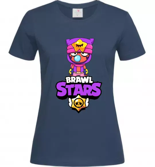 Жіноча футболка Brawl Stars Sandy Темно-синій фото