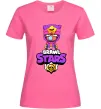 Жіноча футболка Brawl Stars Sandy Яскраво-рожевий фото