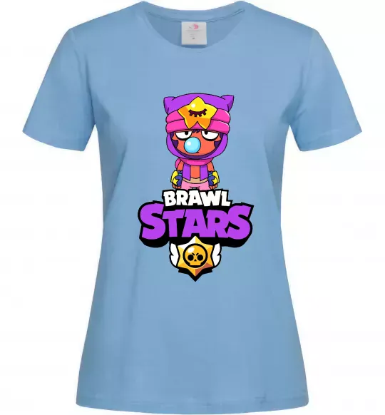 Жіноча футболка Brawl Stars Sandy Блакитний фото