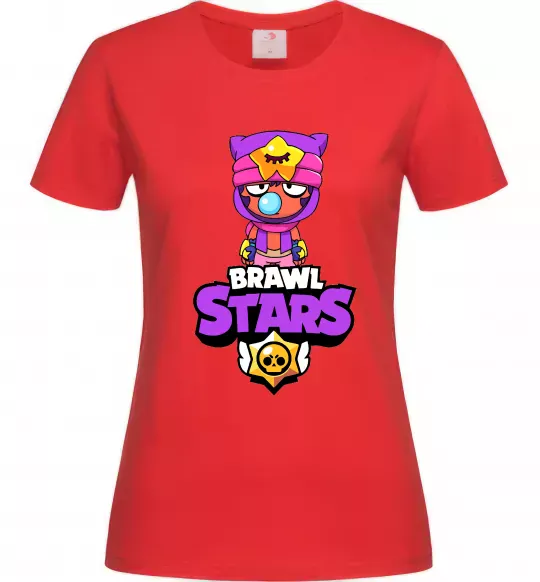 Жіноча футболка Brawl Stars Sandy Червоний фото