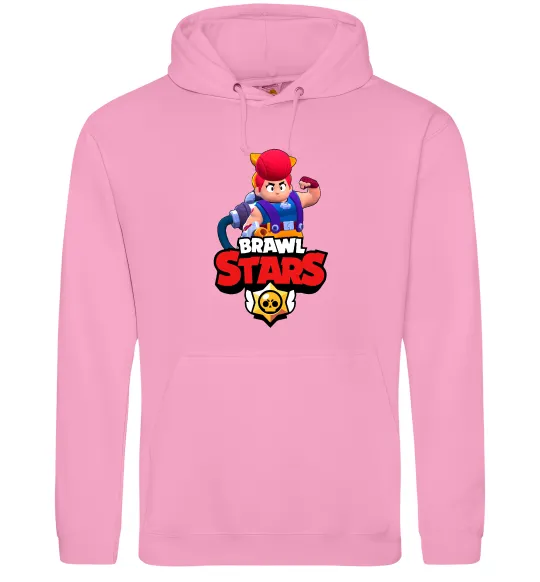 Мужская толстовка (худи) Brawl Stars Pem Розовый фото