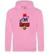 Женская толстовка (худи) Brawl Stars Pem Розовый фото
