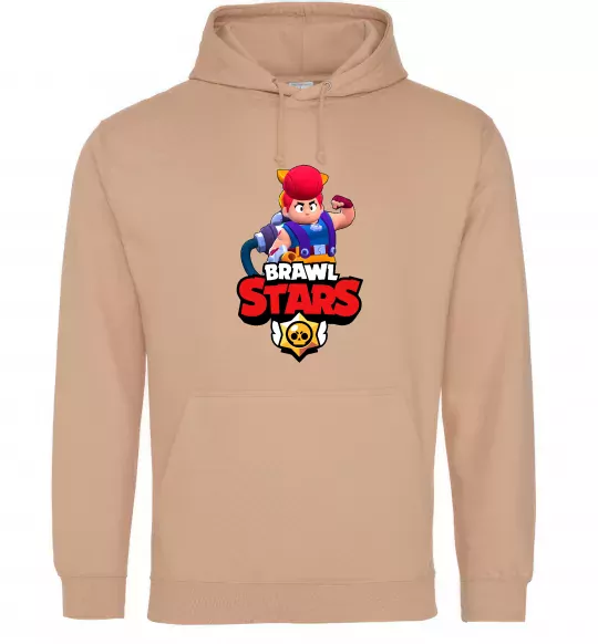 Женская толстовка (худи) Brawl Stars Pem Песочный фото