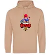 Женская толстовка (худи) Brawl Stars Pem Песочный фото