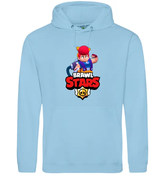 Женская толстовка (худи) Brawl Stars Pem Голубой фото