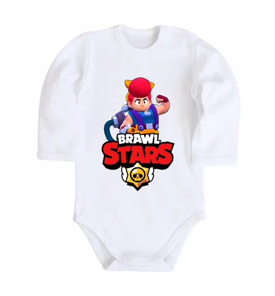 Детский боди Brawl Stars Pem Белый фото