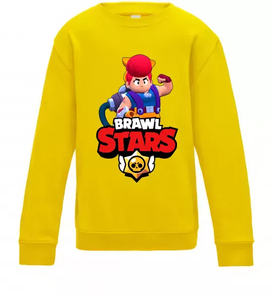 Детский Свитшот Brawl Stars Pem Солнечно желтый фото