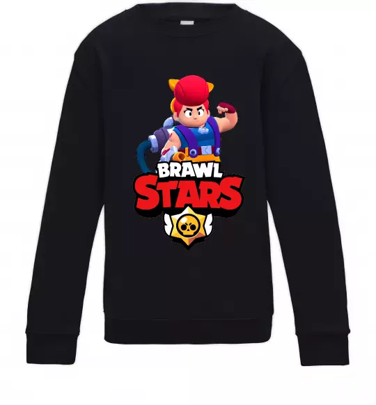 Детский Свитшот Brawl Stars Pem Черный фото