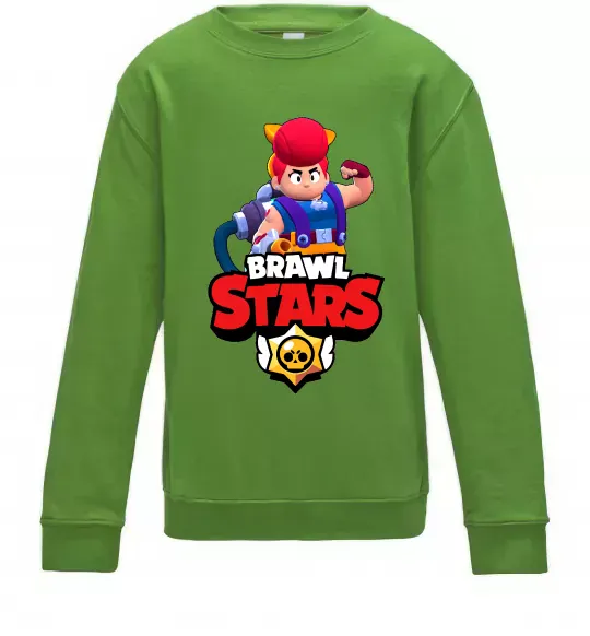 Детский Свитшот Brawl Stars Pem Лаймовый фото