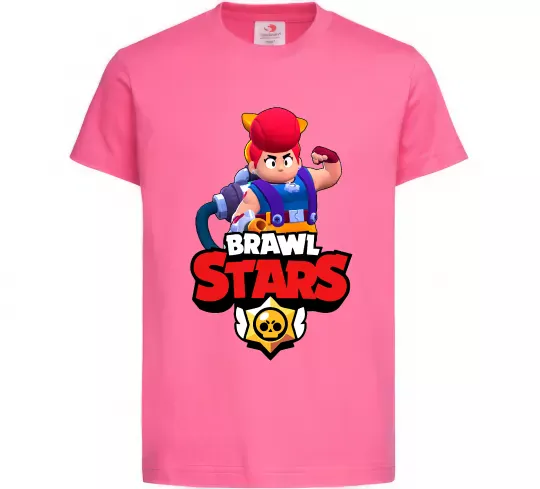 Дитяча футболка Brawl Stars Pem Яскраво-рожевий фото
