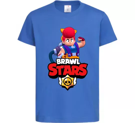 Дитяча футболка Brawl Stars Pem Яскраво-синій фото