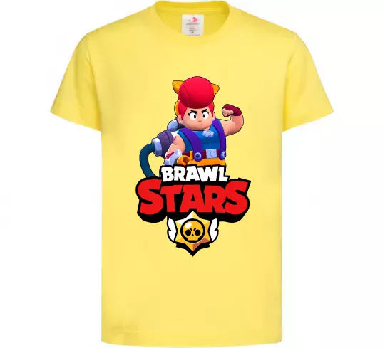 Дитяча футболка Brawl Stars Pem Лимонний фото