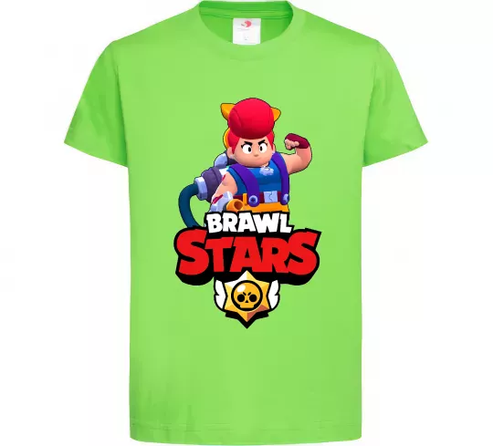 Дитяча футболка Brawl Stars Pem Лаймовий фото