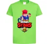 Дитяча футболка Brawl Stars Pem Лаймовий фото