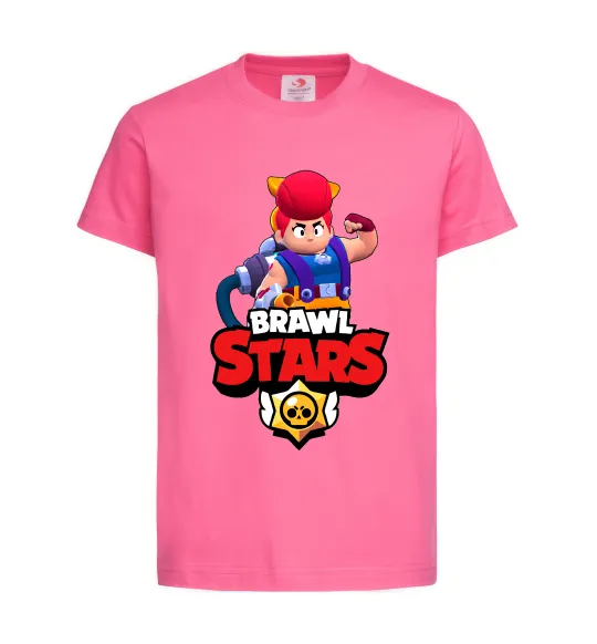 Детская футболка Brawl Stars Pem Ярко-розовый фото
