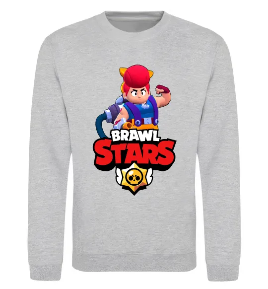 Світшот Brawl Stars Pem Сірий меланж фото