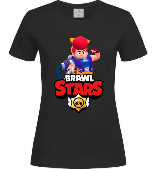 Женская футболка Brawl Stars Pem Черный фото