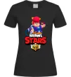 Женская футболка Brawl Stars Pem Черный фото