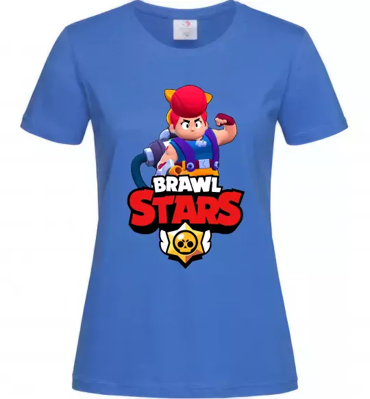 Женская футболка Brawl Stars Pem Ярко-синий фото