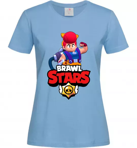 Женская футболка Brawl Stars Pem Голубой фото