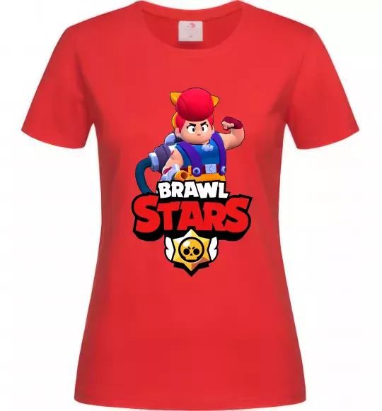 Женская футболка Brawl Stars Pem Красный фото