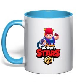 Чашка с цветной ручкой Brawl Stars Pem