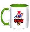 Чашка с цветной ручкой Brawl Stars Pem Зеленый фото