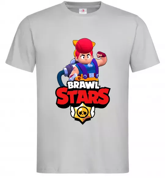 Чоловіча футболка Brawl Stars Pem Сірий фото