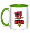 Чашка с цветной ручкой Brawl Stars Nita Зеленый фото