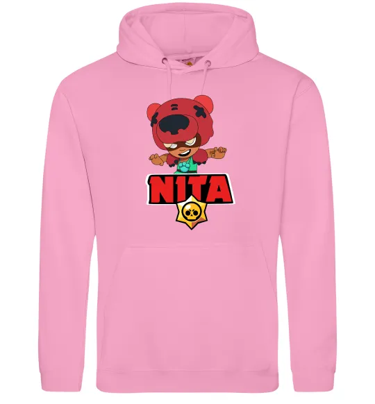 Жіноча толстовка (худі) Brawl Stars Nita Рожевий фото