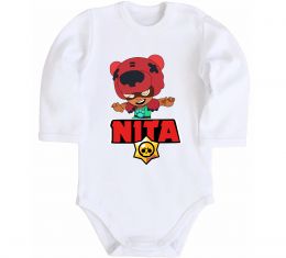 Дитячий бодік Brawl Stars Nita