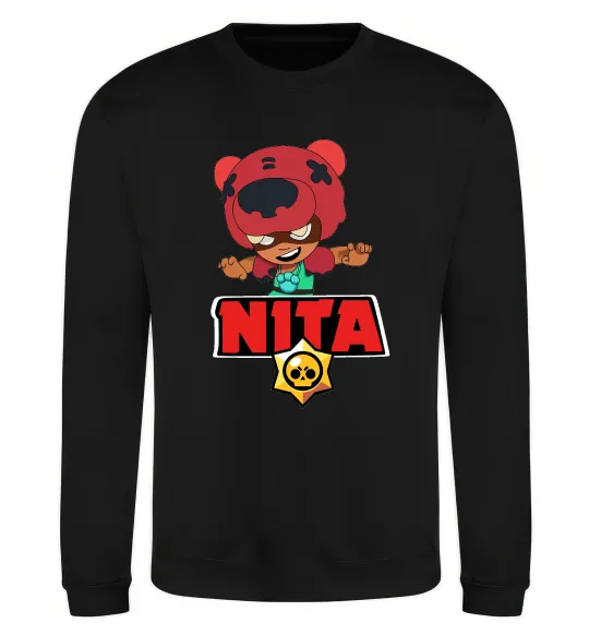 Світшот Brawl Stars Nita Чорний фото