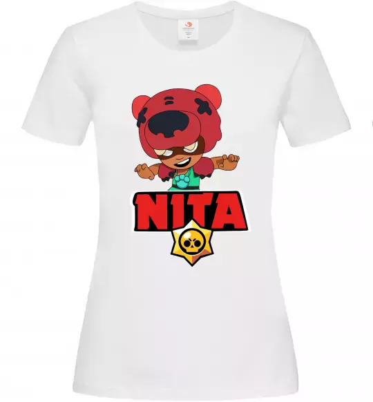 Женская футболка Brawl Stars Nita Белый фото