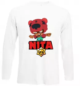 Лонгслив Brawl Stars Nita Белый фото