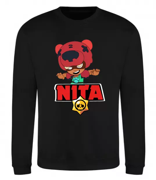 Світшот Brawl Stars Nita Чорний фото