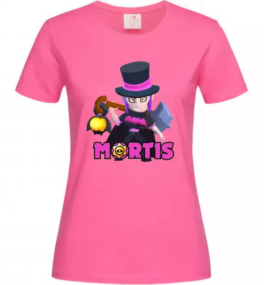 Жіноча футболка Mortis Brawl Stars Яскраво-рожевий фото