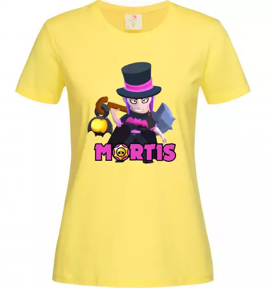 Жіноча футболка Mortis Brawl Stars Лимонний фото