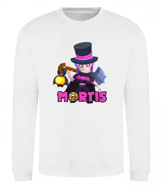 Свитшот Mortis Brawl Stars Белый фото