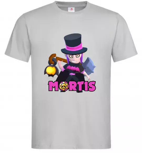 Мужская футболка Mortis Brawl Stars Серый фото