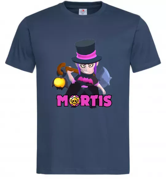 Мужская футболка Mortis Brawl Stars Темно-синий фото