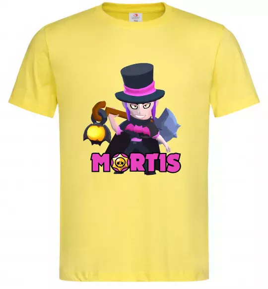 Мужская футболка Mortis Brawl Stars Лимонный фото
