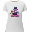 Жіноча преміум футболка Mortis Brawl Stars Білий фото
