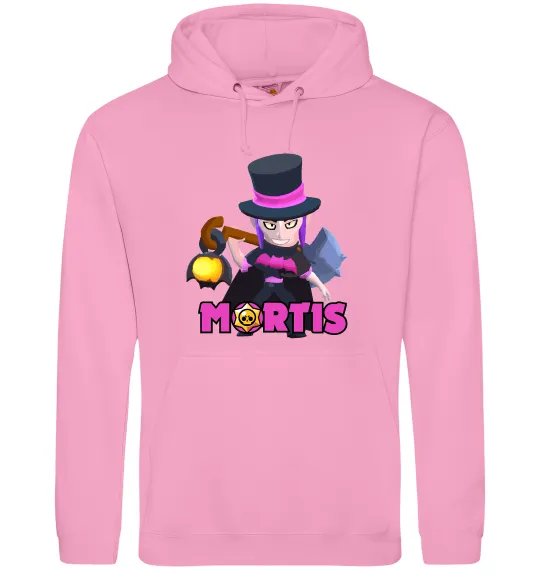 Женская толстовка (худи) Mortis Brawl Stars Розовый фото