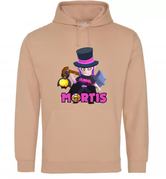 Женская толстовка (худи) Mortis Brawl Stars Песочный фото