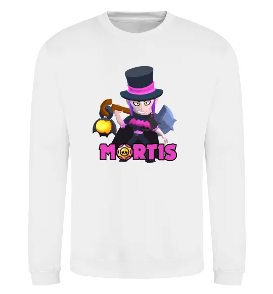 Свитшот Mortis Brawl Stars Белый фото