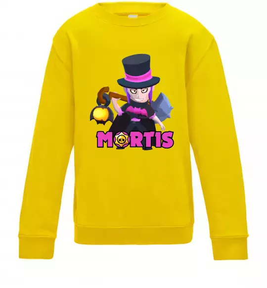 Дитячий світшот Mortis Brawl Stars Сонячно жовтий фото